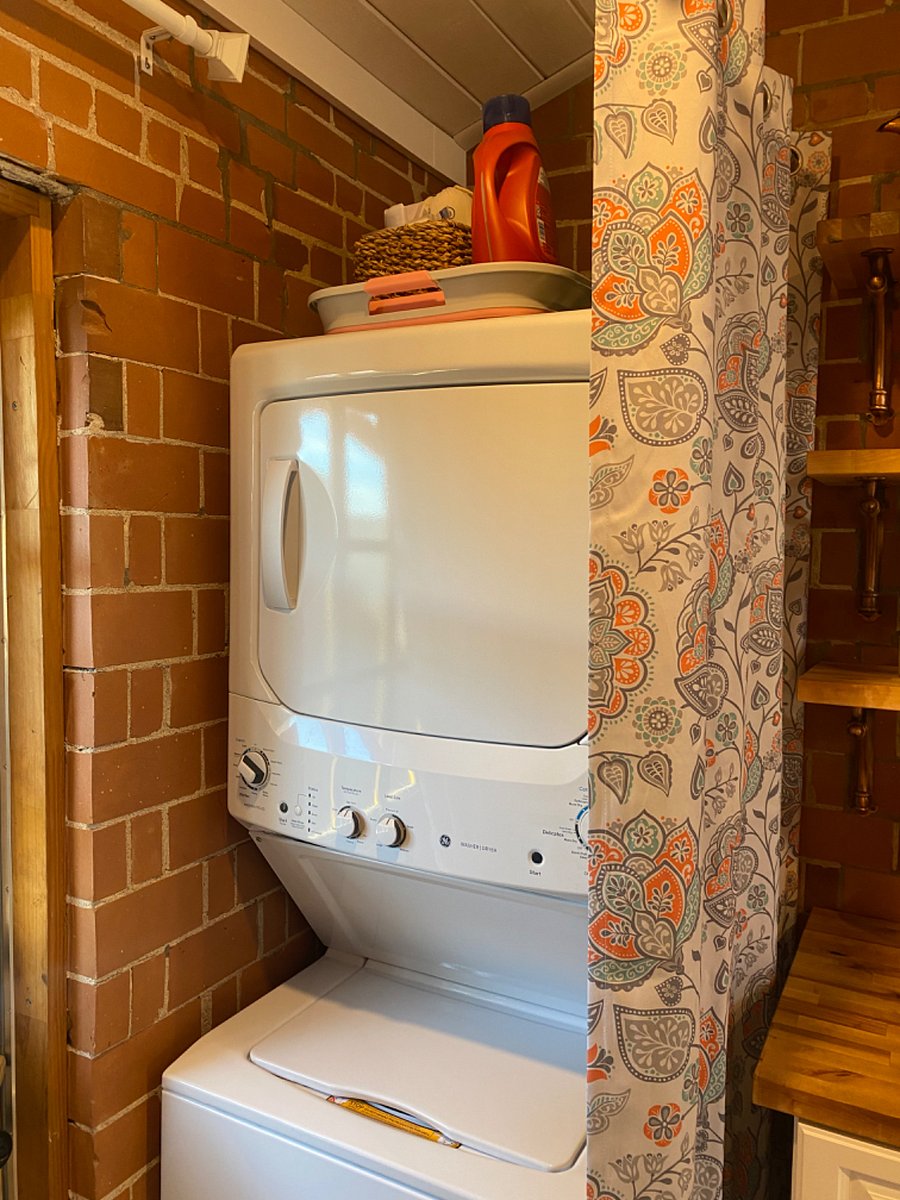 New stackable washer and dryer