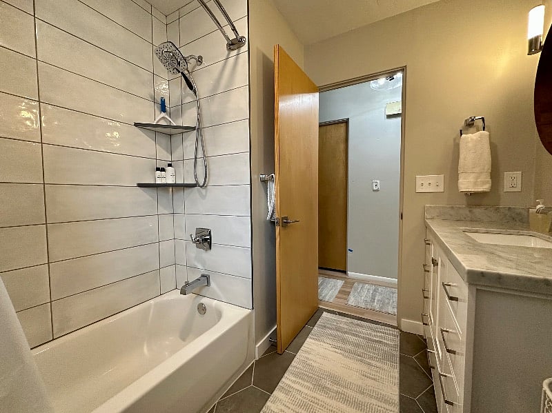 bathtub and shower