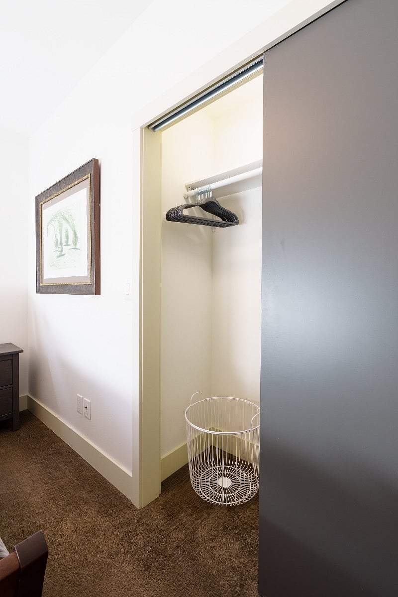 Closet in south bedroom.