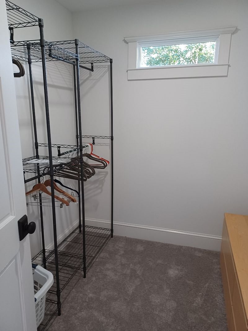 Both bedrooms have a generous closet area.