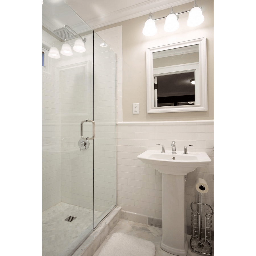 Private Bathroom with marble heated floors