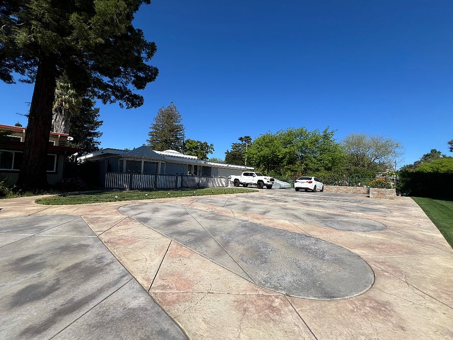 Our driveway is large and spacious! You wont have to ever worry about parking on the streets! 