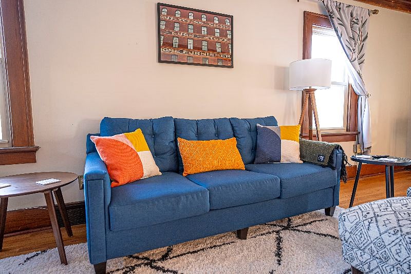 Couch in living room