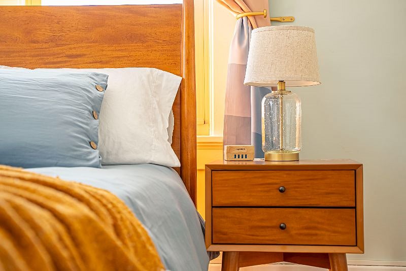 Nightstand in secondary bedroom