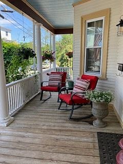 Farmers Porch, 2nd set of rocking chairs and side table. 