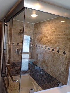 Whirlpool Jacuzzi tub and enclosure