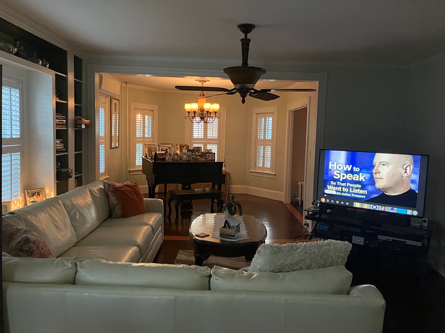 Common area living room and TV