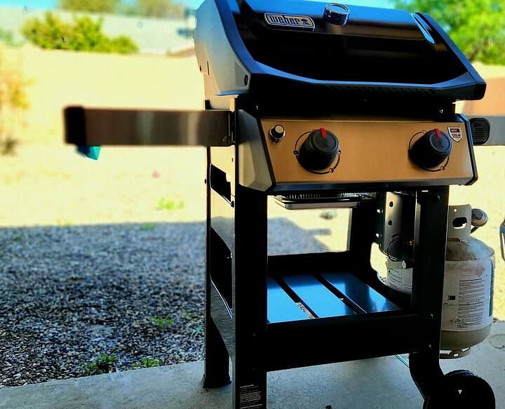 There's nothing better than a Weber grill on the patio! It's the perfect place to grill all of your favorite foods!