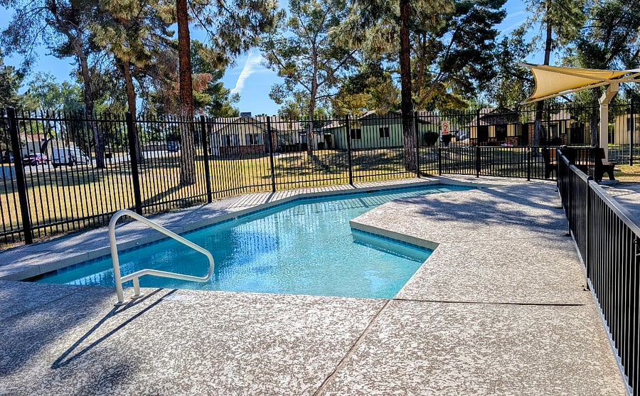 Kiddie Pool - Shallow splash area perfect for younger guests to cool off and play.