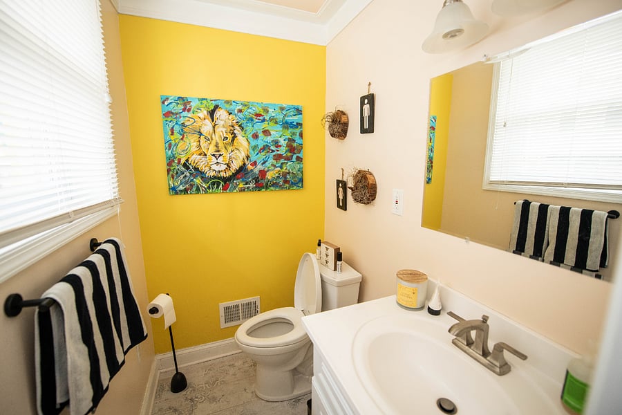 Half Bath on Main Floor