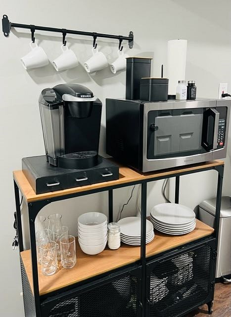 Kitchenette with Keurig and Microwave- Private Space