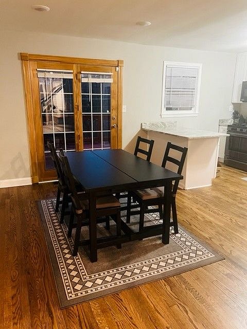 Kitchen Seating Area with Access to Deck- Shared Space