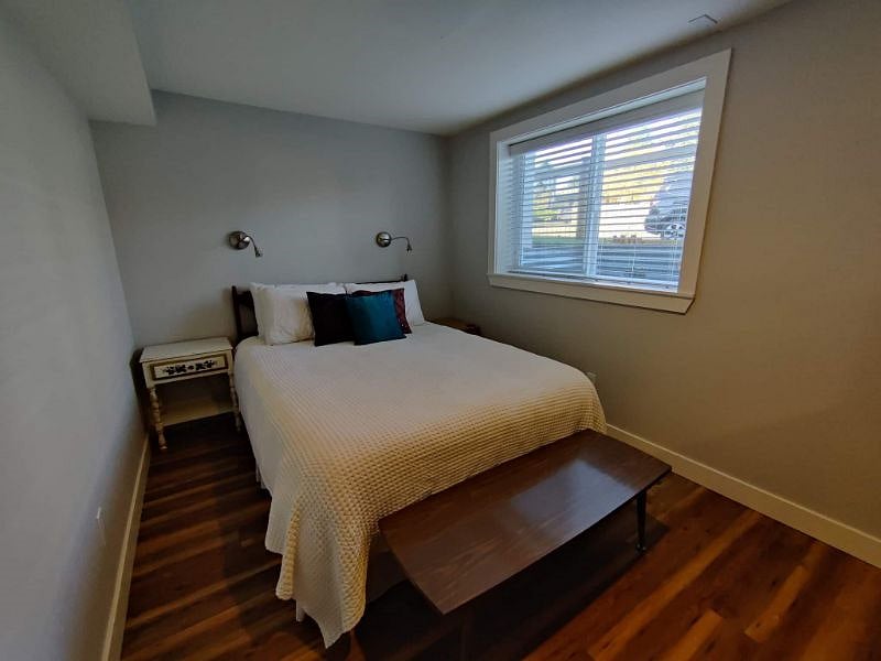 Bedroom with small walk-in closet