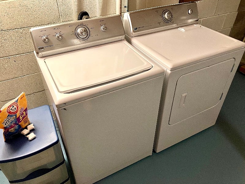 Your own washer & dryer in your apartment.