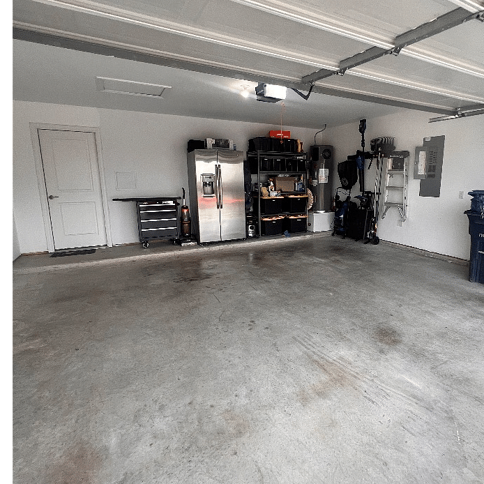 Garage Parking for two with secondary garage fridge