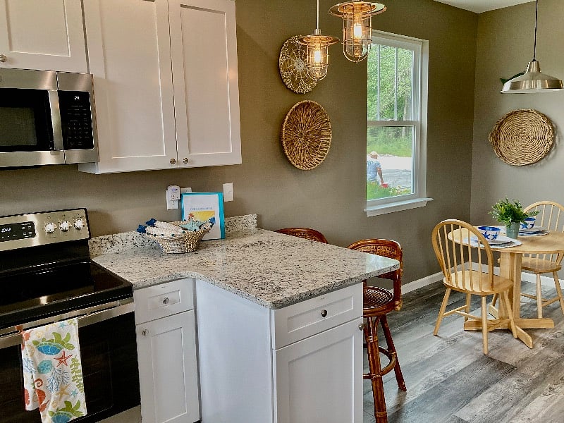 View of kitchen