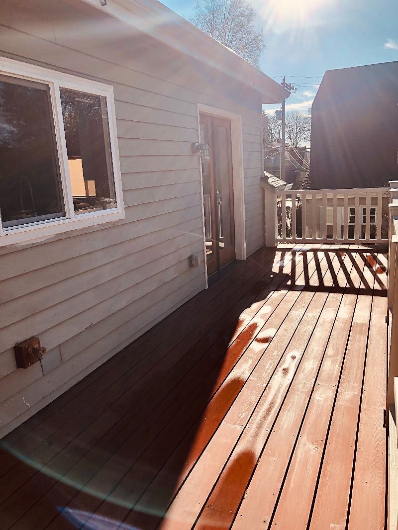 Sunny deck