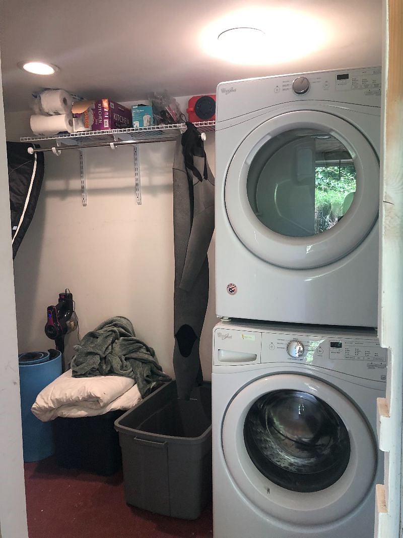 laundry room for exclusive use by tenant