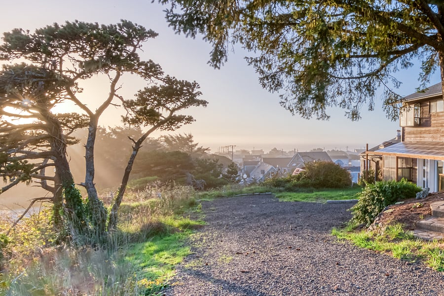 Dedicated driveway and parking with a view!