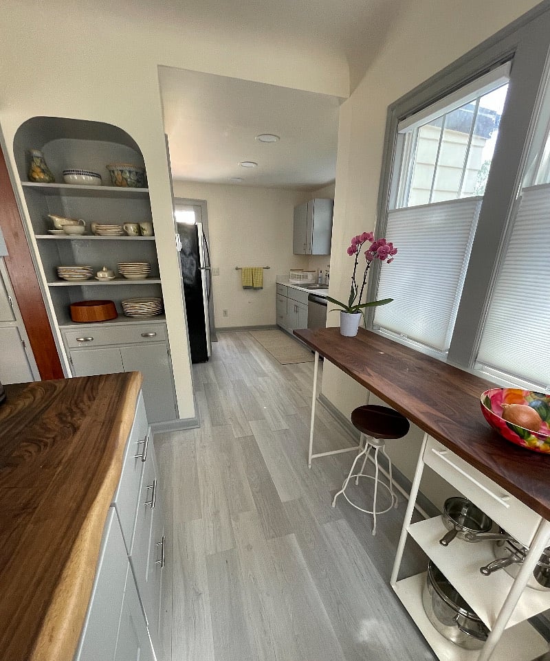 Kitchen #1, view facing north
