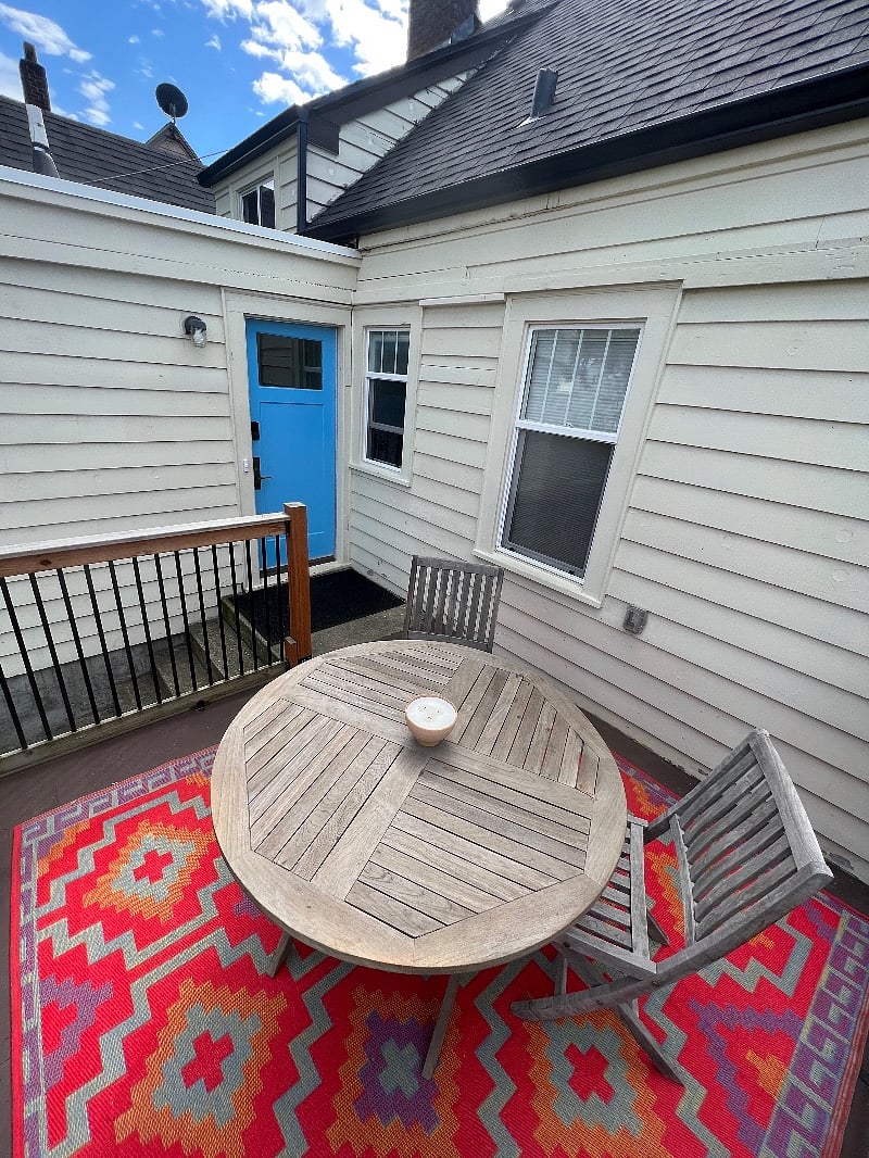 Deck off Kitchen