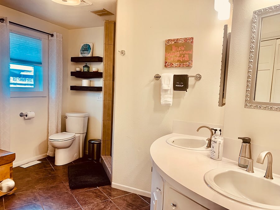 Ensuite bathroom with walk in shower