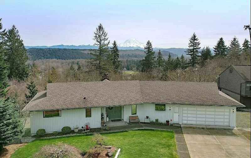This is the home. The apartment entrance is in the backyard.