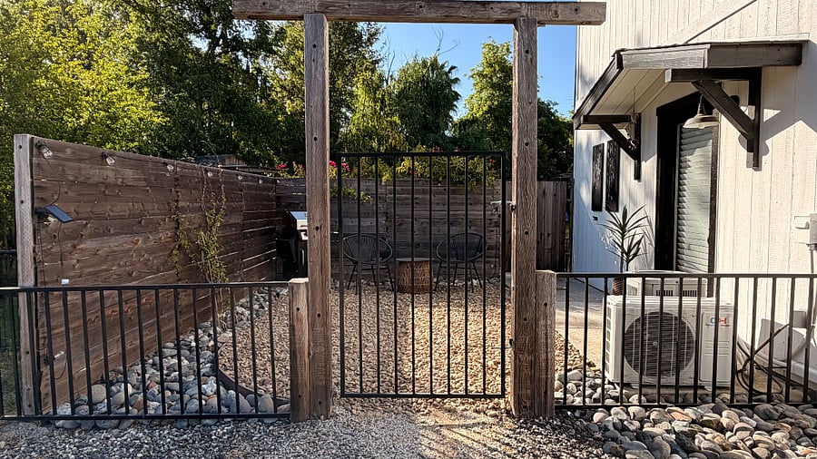 Private Gated Entrance