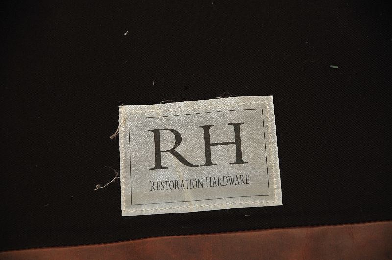 Some of the high-end furniture is made by Restoration Hardware.