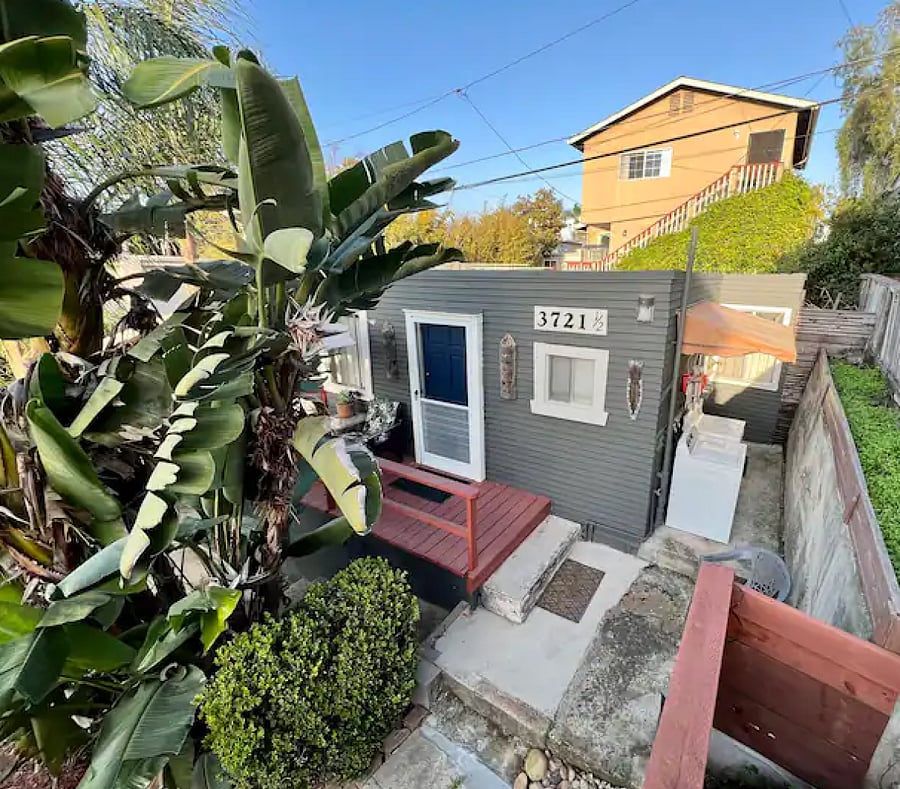 Free WD at the side of the back unit (this photo is NOT your unit/the Den) on the same property for your use (this WD is shared only between your unit and this back unit)