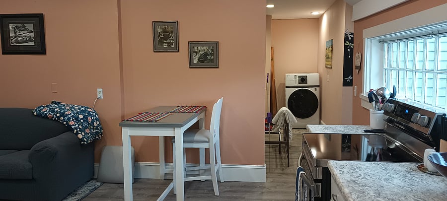 New washer-dryer unit.