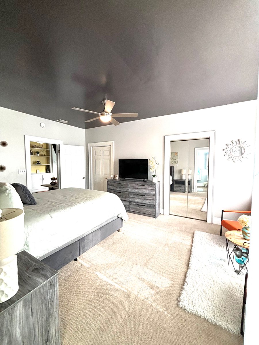 Master bedroom with on suite