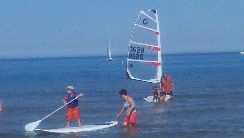 You're never too young to start paddleboarding.