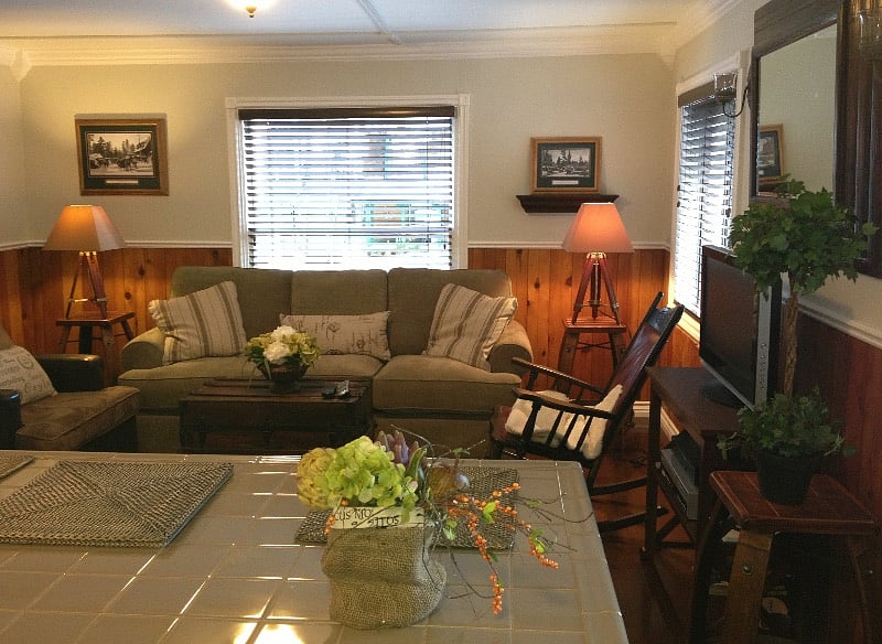 Living room from the kitchen