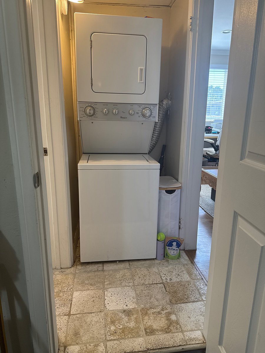 Washer and dryer.