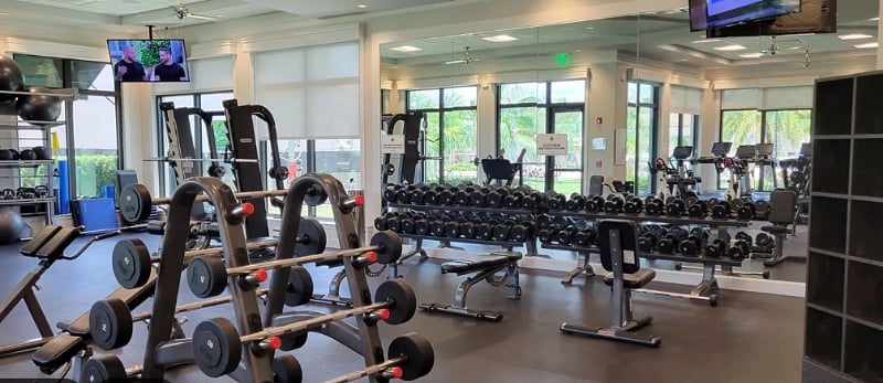 24 hr fitness center
