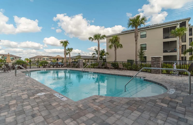 2nd pool beside condo building.
