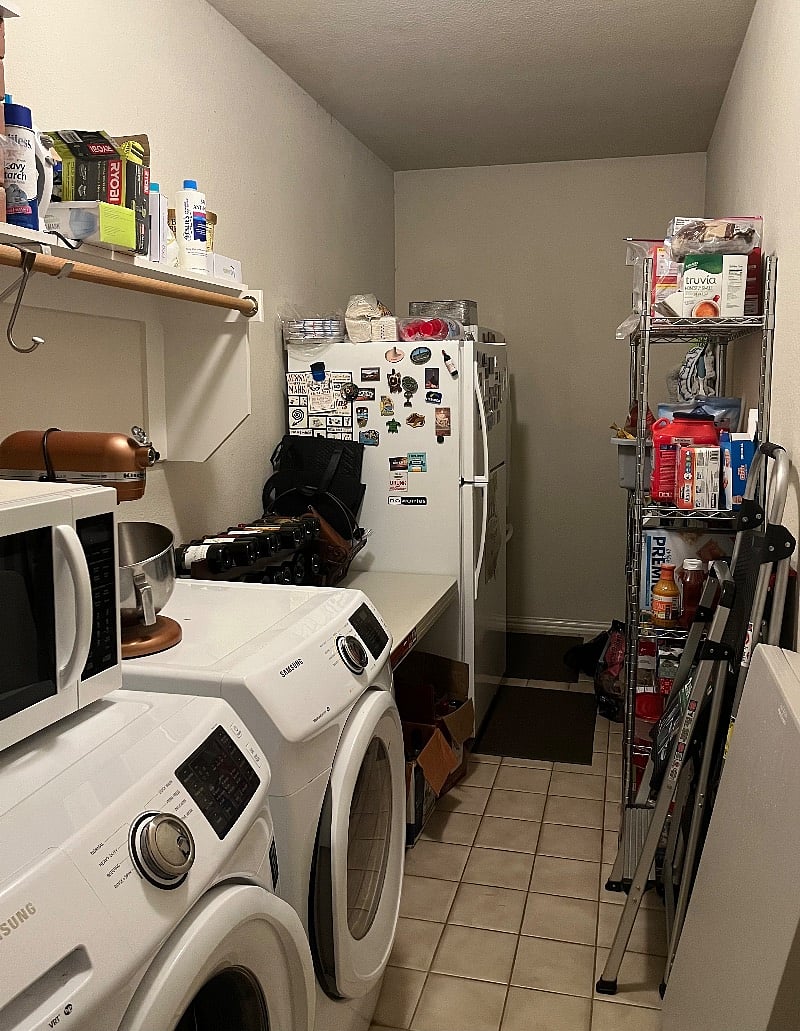 Utility room - have access to washer/dryer, personal refrigerator/freezer, microwave oven, small tabletop oven