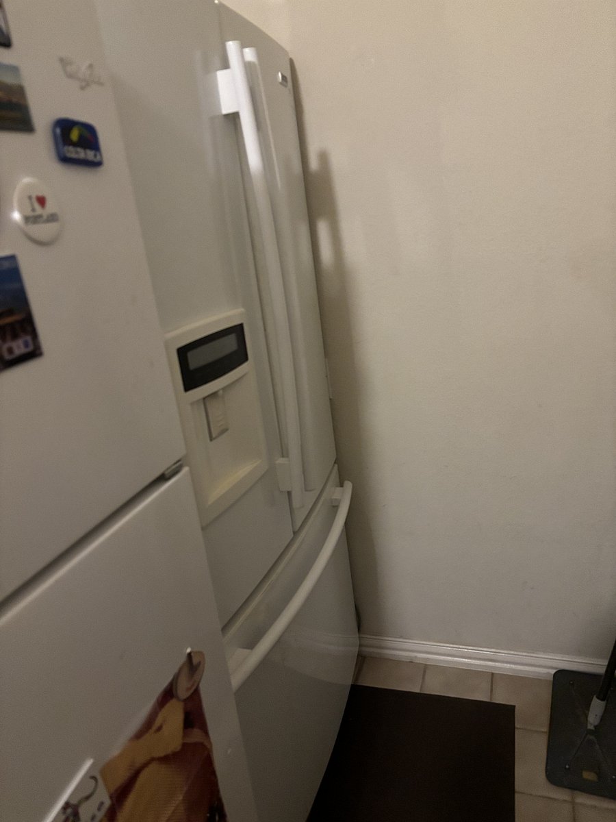 Full sized refrigerator/freezer for your private use