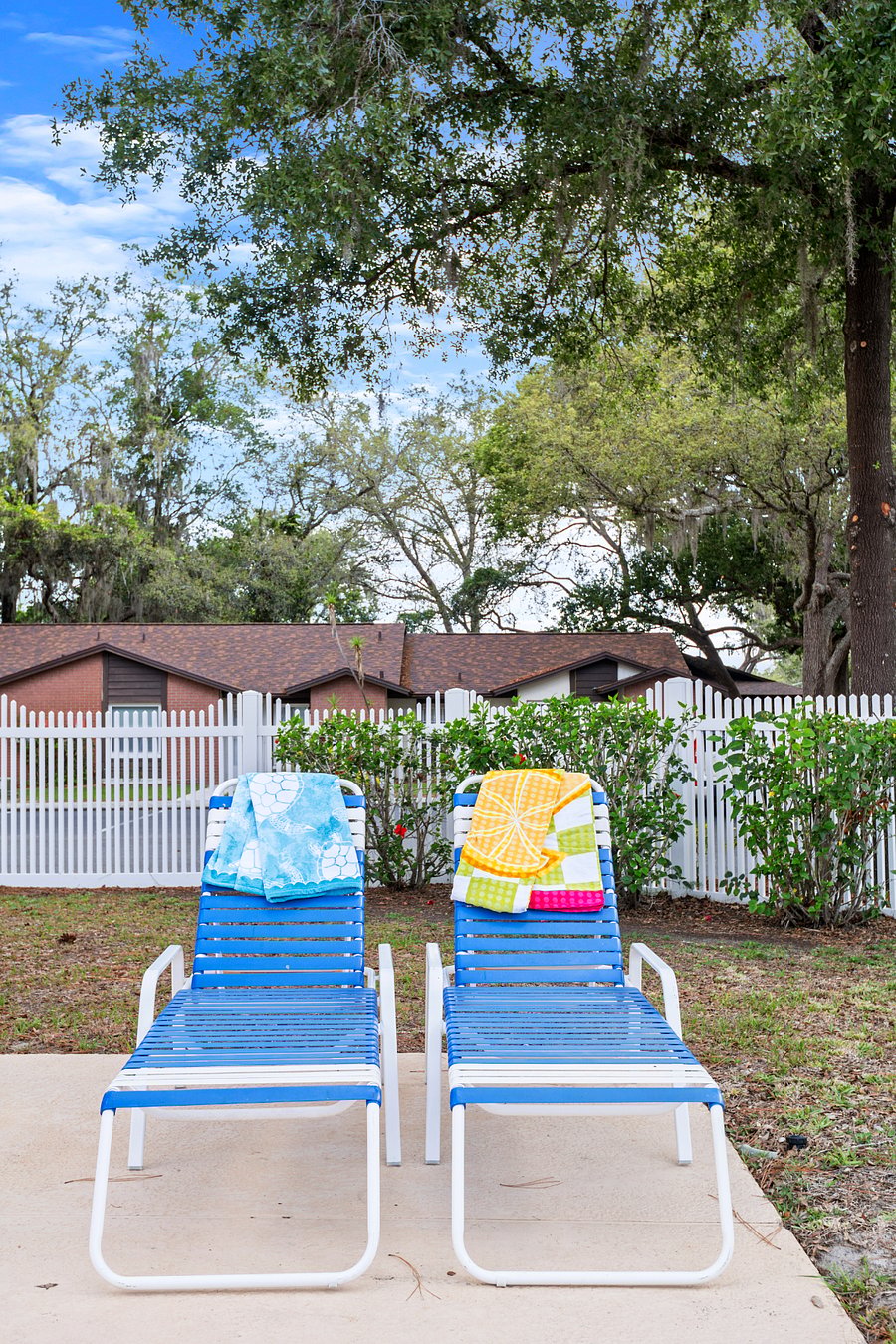 We have the towels and lounge chairs waiting for you!