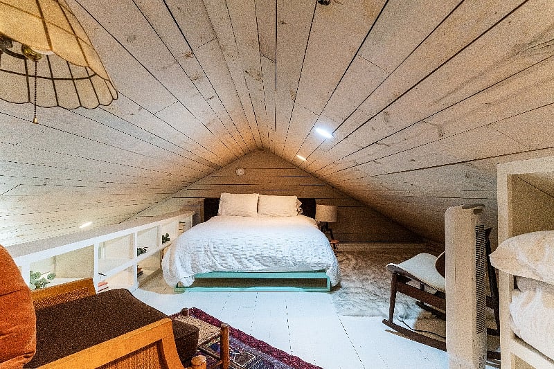 Pitch of Roof is 5'10" high