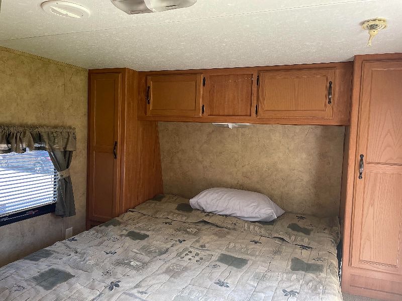 Queen sized bed