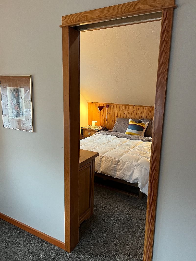 view from sitting room to 2nd upstairs bedroom