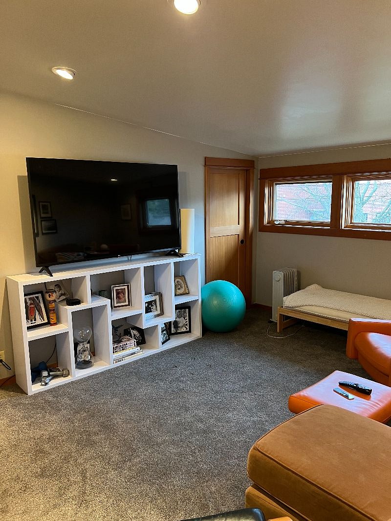 upstairs den