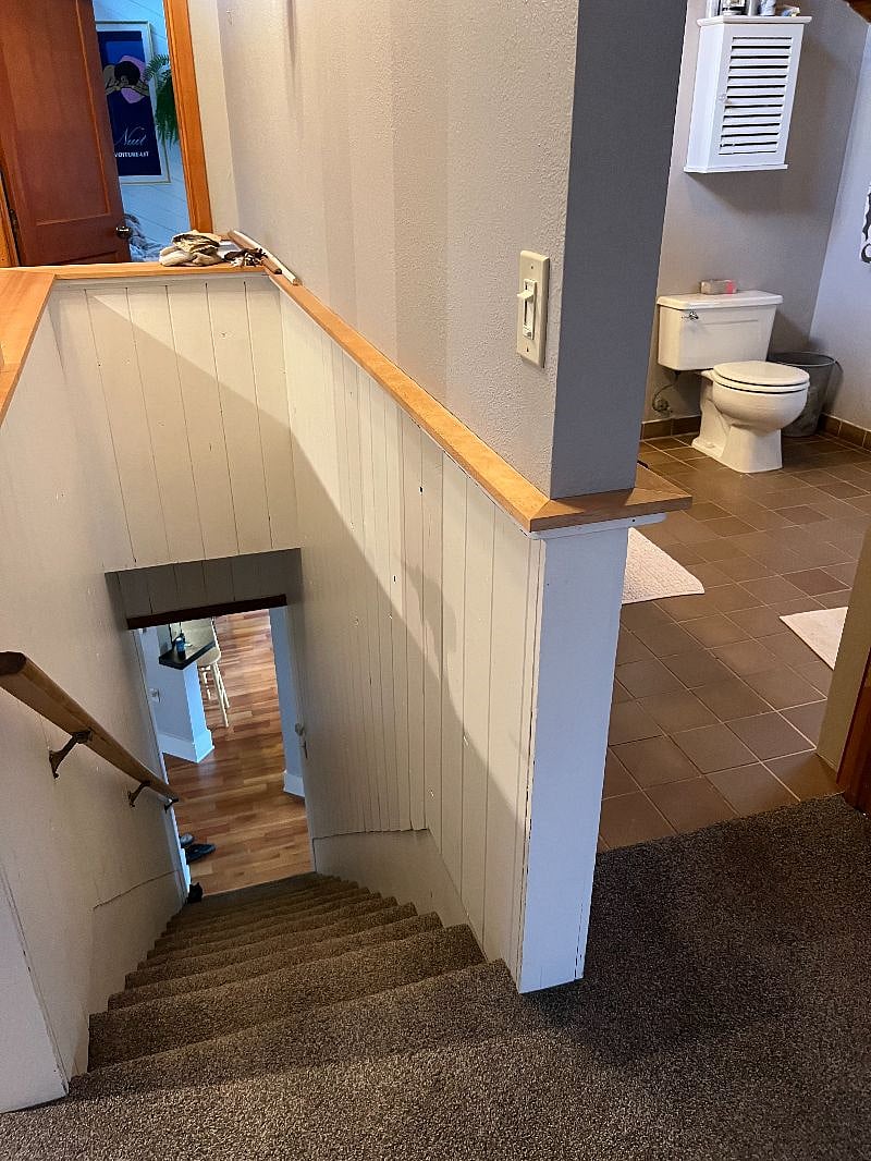 Stairs from 2nd to 1st floor