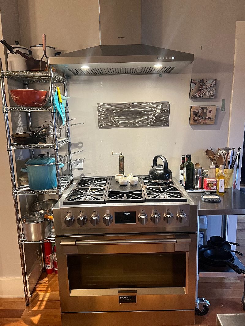 6 burner chef stove