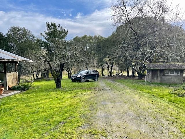 Plenty of space to park on the private driveway. NOTE: The lower section the main driveway is newly paved.