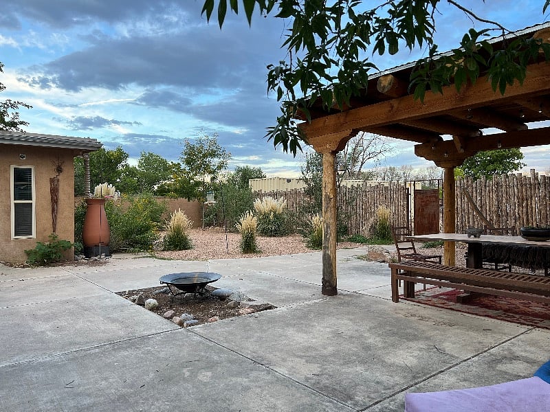 Back patio
