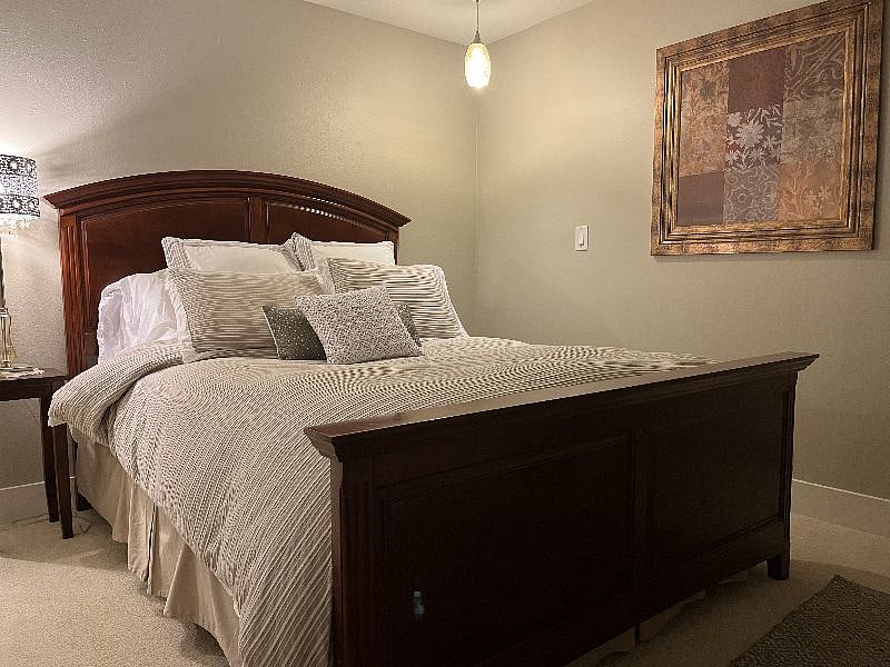 Bedroom #1 with full closet and sound view
