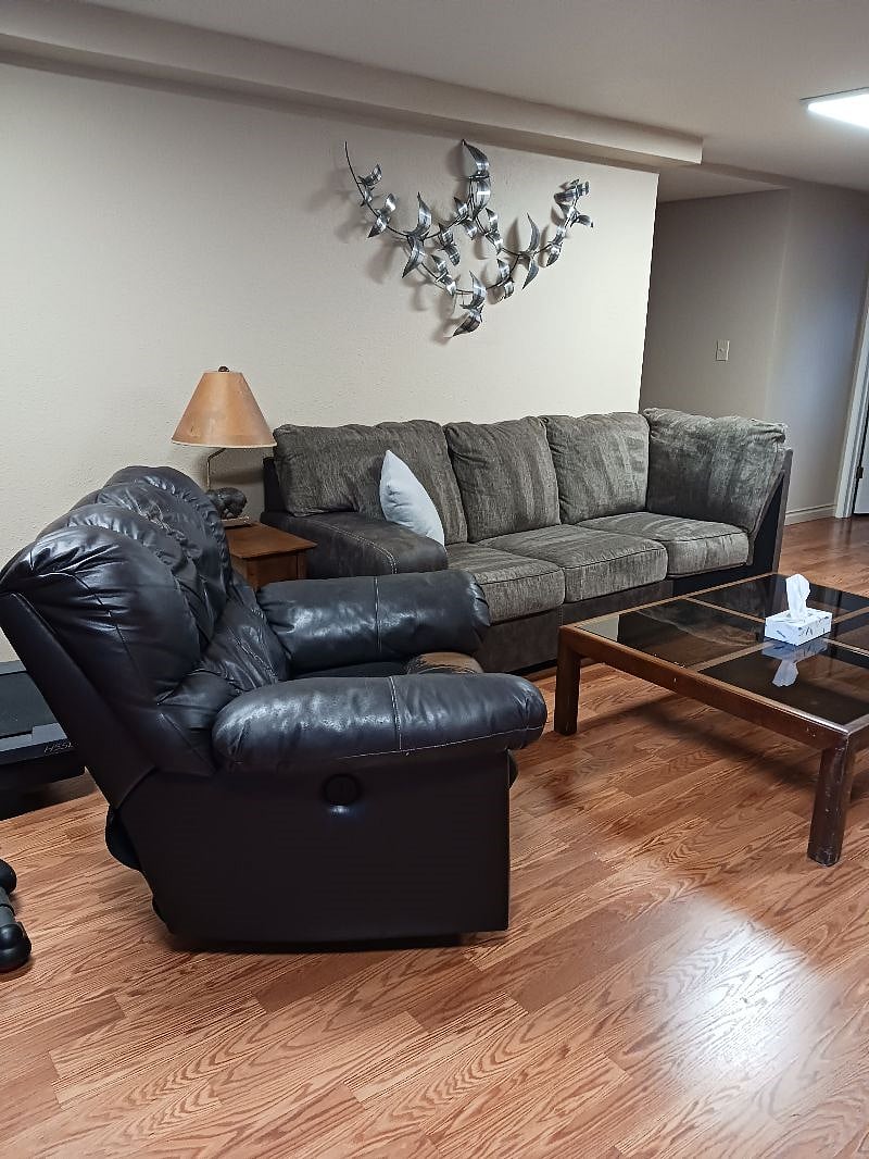 Auto rocker recliner, new sofa